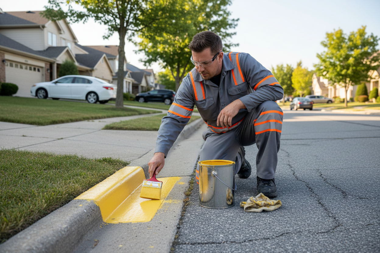 Curb Painting